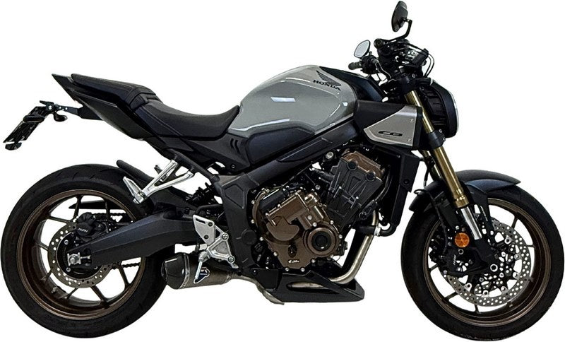 SLIP ON CONICAL+COLLECTOR, RACING EXHAUST, STAINELSS STEEL, TITANIUM