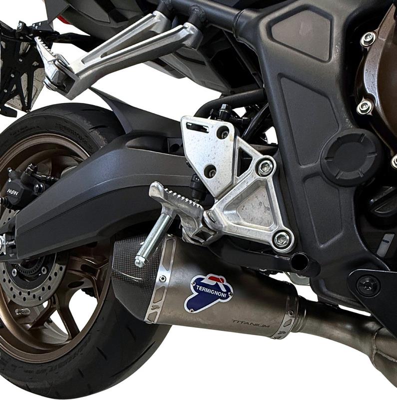 SLIP ON CONICAL+COLLECTOR, RACING EXHAUST, STAINELSS STEEL, TITANIUM