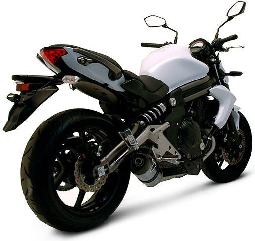 Termignoni 2X1 Street CARBON CAP, STAINLESS STEEL, HOMOLOGATED KAWASAKI ER 6n (2012-2016) | K072080CO