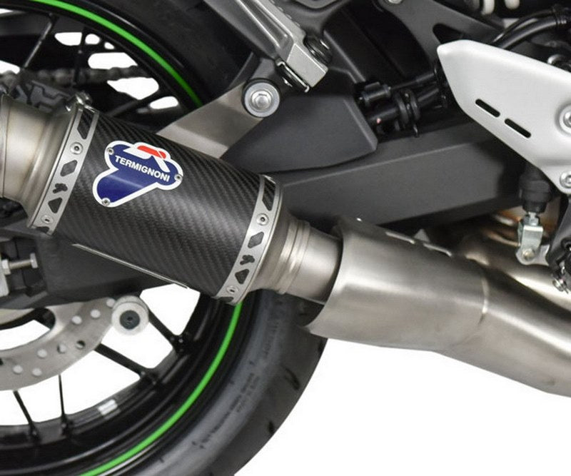TERMIGNONI GP CLASSIC SLIP ON STAINLESS STEEL, sleeve: CARBON | K086094SO05