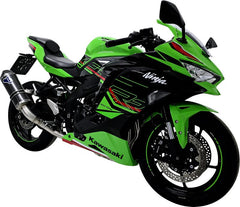 COMPLETE SYSTEM + SLIP ON SR0109440ICC, COMPLETE RACING SYSTEM, STAINLESS STEEL, CARBON
