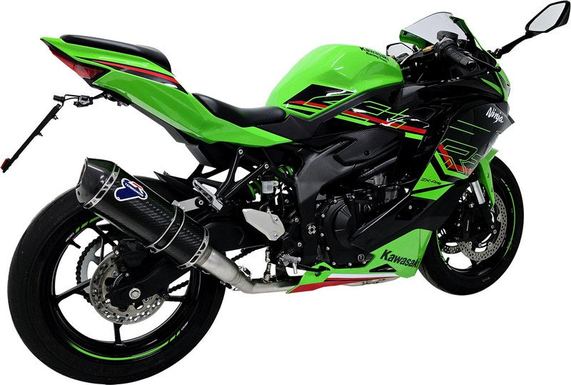 COMPLETE SYSTEM + SLIP ON SR0109440ICC, COMPLETE RACING SYSTEM, STAINLESS STEEL, CARBON
