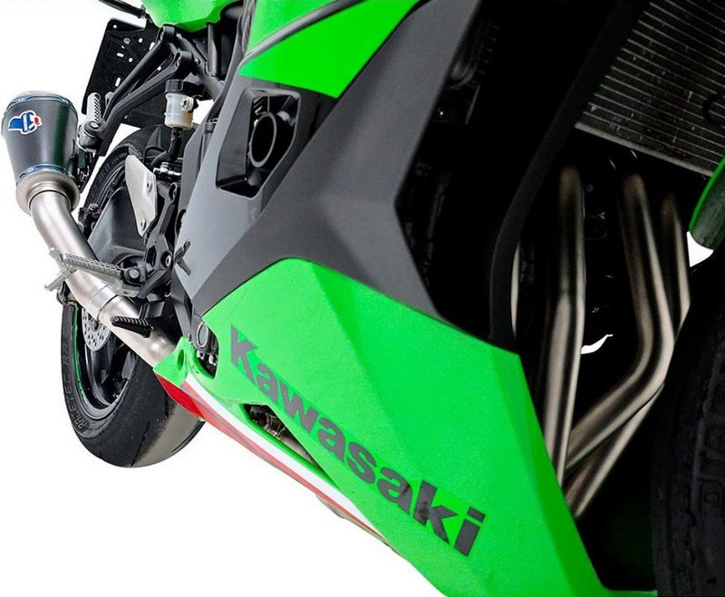 COMPLETE SYSTEM + SLIP ON SO0609440INC, COMPLETE RACING SYSTEM, STAINLESS STEEL, BLACK TITANIUM