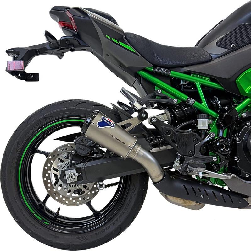 LINK PIPE + SILENCER GP2R TITANIUM, LINK PIPE + SLIP ON + HEATSHIELD, STAINLESS STEEL, TITANIUM