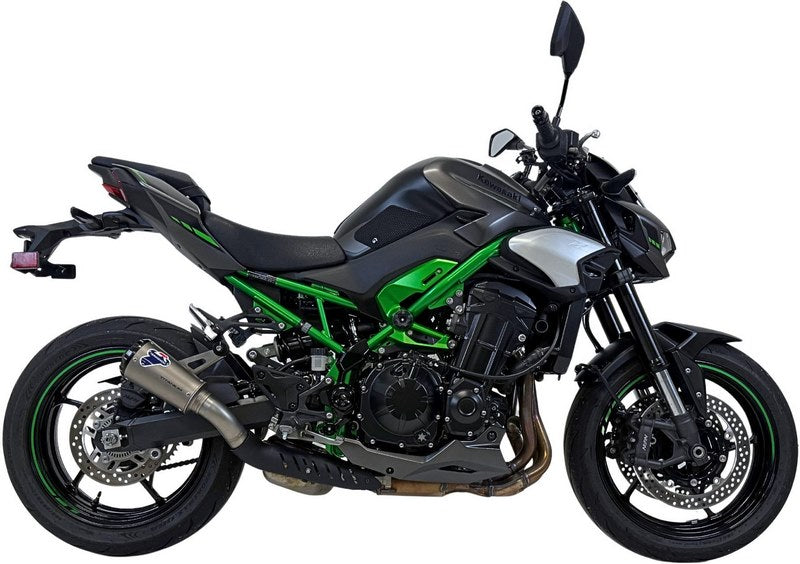 LINK PIPE + SILENCER GP2R TITANIUM, LINK PIPE + SLIP ON + HEATSHIELD, STAINLESS STEEL, TITANIUM