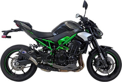 LINK PIPE + SILENCER GP2R BLACK TITANIUM, LINK PIPE + SLIP ON + HEATSHIELD, STAINLESS STEEL, BLACK TITANIUM