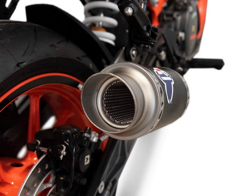 TERMIGNONI GP CLASSIC SLIP ON STAINLESS STEEL, sleeve: CARBON | KT18094SO05