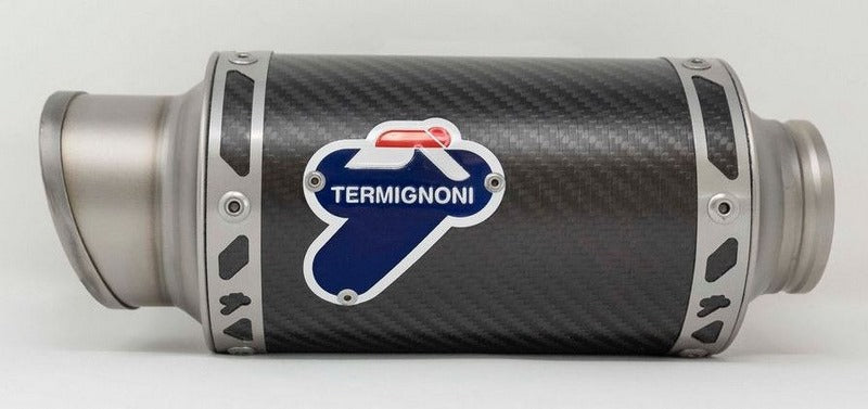 TERMIGNONI GP CLASSIC SLIP ON STAINLESS STEEL, sleeve: CARBON | KT18094SO05