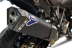 Termignoni Slip On-Homologated Exhaust Stainless Steel Titanium Black | KT1908040IBC