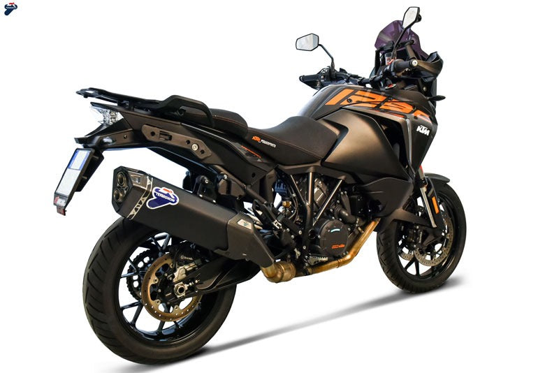 Termignoni Slip On-Homologated Exhaust Stainless Steel Titanium Black | KT1908040IBC