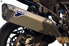 Termignoni Slip On-Homologated Exhaust Stainless Steel Titanium Matt Grey | KT1908040IIC