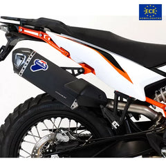 Termignoni Black Titanium Exhaust Slip-On Approved KTM Adventure 890 2023-2024 | KT3208040INC