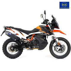 Termignoni Black Titanium Exhaust Slip-On Approved KTM Adventure 890 2023-2024 | KT3208040INC