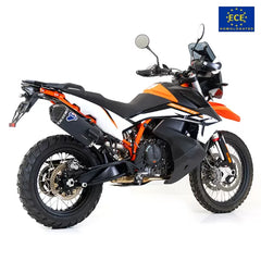 Termignoni Black Titanium Exhaust Slip-On Approved KTM Adventure 890 2023-2024 | KT3208040INC
