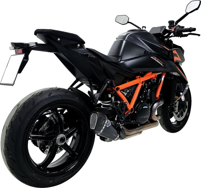 EURO 5 HOMOLOGATED SLIP ON, SLIP ON, STAINLESS STEEL, BLACK TITANIUM