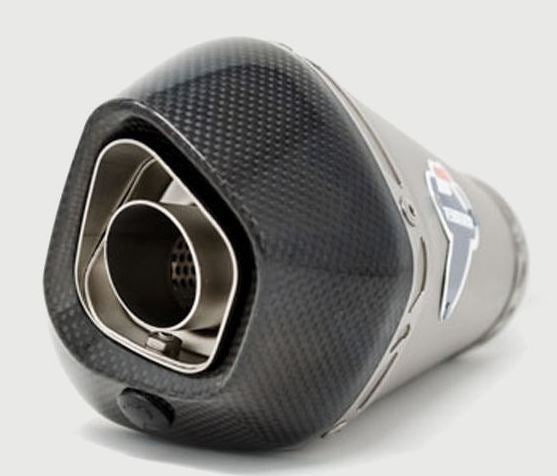 LINK PIPE + SILENCER CONICAL, LINK PIPE + SLIP ON , TITANIUM, CARBON