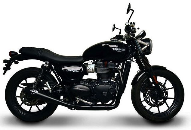 Termignoni 2X1 Street, STAINLESS STEEL TRIUMPH STREET TWIN (2016-2019) | T00909400BBX