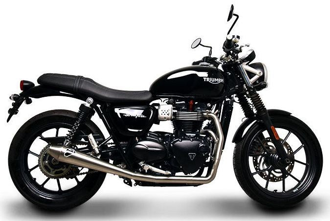 Termignoni 2X1 Street, STAINLESS STEEL TRIUMPH STREET TWIN (2016-2019) | T00909400SSX