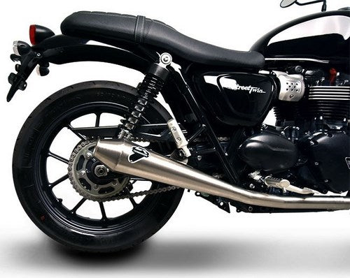 Termignoni 2X1 Street, STAINLESS STEEL TRIUMPH STREET TWIN (2016-2019) | T00909400SSX
