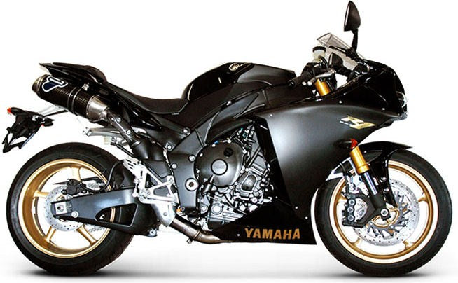 Termignoni SLIP ON, STAINLESS STEEL, HOMOLOGATED YAMAHA R1 (2009-2011) | Y090080CO