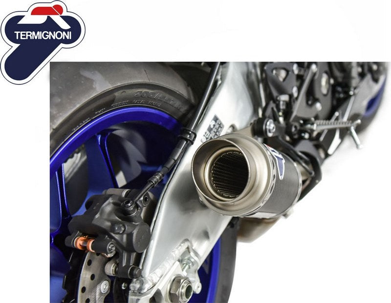 TERMIGNONI GP CLASSIC SLIP ON STAINLESS STEEL, sleeve: CARBON | Y122094SO05