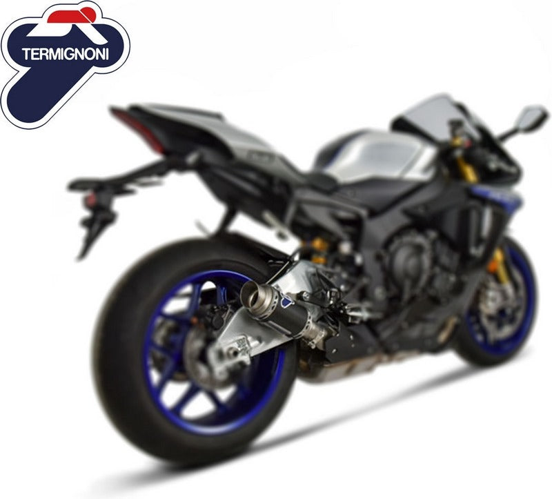 TERMIGNONI GP CLASSIC SLIP ON STAINLESS STEEL, sleeve: CARBON | Y122094SO05