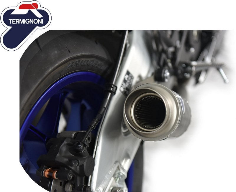 TERMIGNONI GP CLASSIC SLIP ON STAINLESS STEEL, sleeve: CARBON | Y123094SO05
