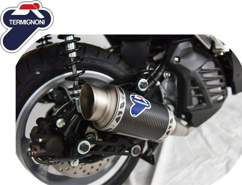 TERMIGNONI GP CLASSIC SLIP ON STAINLESS STEEL, sleeve: CARBON | Y124094SO05