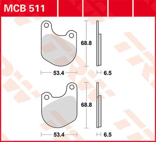 TRW BRAKE PAD TRW MCB511 | MCB511