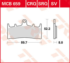 TRW BRAKE PAD TRW MCB659CRQ | MCB659CRQ
