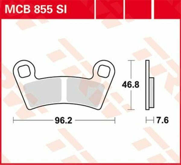 TRW BRAKE PAD SINTER OFFROAD | MCB855SI