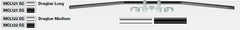 TRW HBAR 22MM DRAGBAR LONG STL CHR | MCL121SC