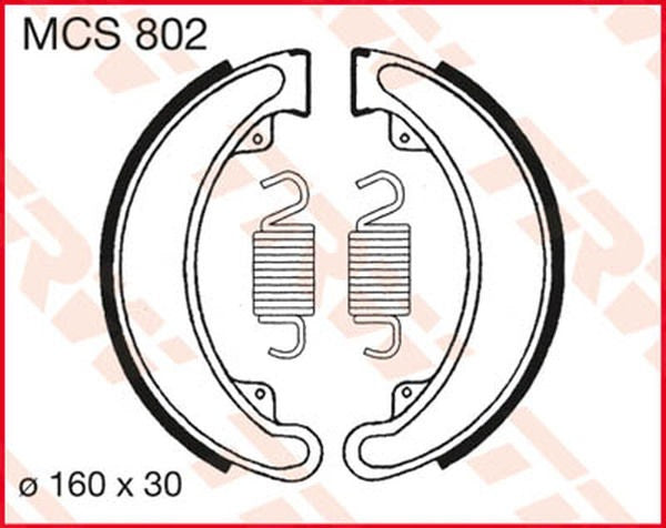 TRW BRAKE SHOES TRW MCS802 | MCS802