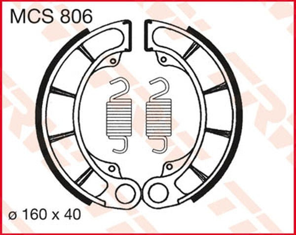TRW BRAKE SHOES TRW MCS806 | MCS806
