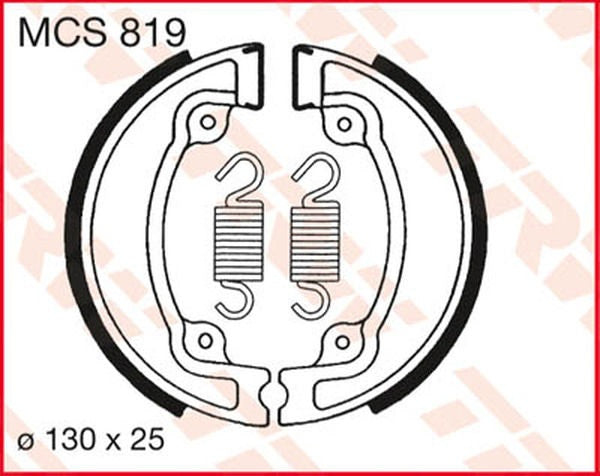 TRW BRAKE SHOES TRW MCS819 | MCS819