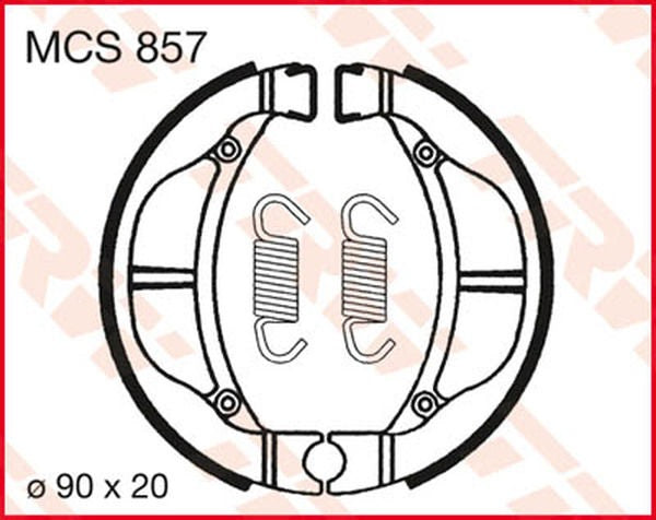 TRW BRAKE SHOES TRW MCS857 | MCS857