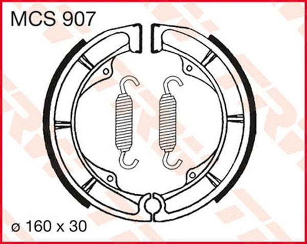 TRW BRAKE SHOES TRW MCS907 | MCS907