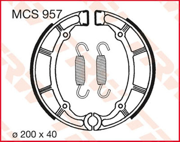 TRW BRAKE SHOES TRW MCS957 | MCS957