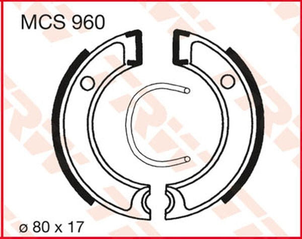 TRW BRAKE SHOES TRW MCS960 | MCS960