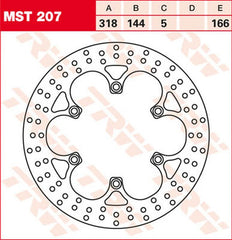 TRW ROTOR TRW MST207 | MST207