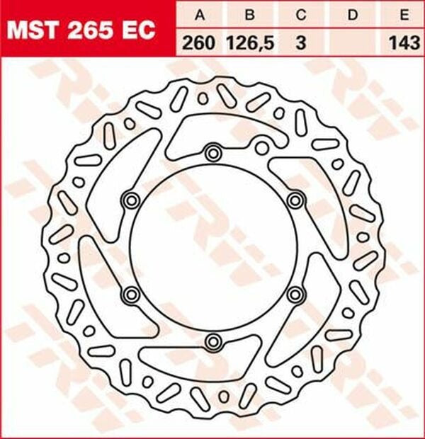 TRW BRAKE ROTOR FIX WAVE L/R | MST265EC