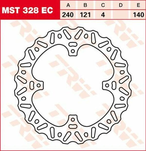 TRW BRAKE ROTOR FIX WAVE L/R | MST328EC