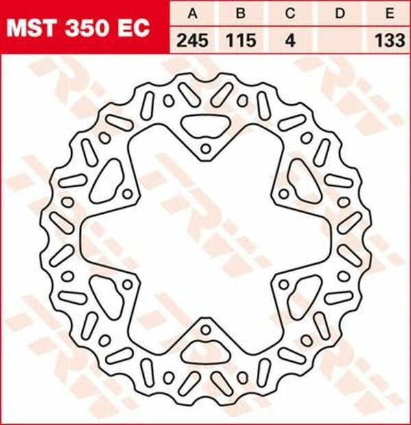 TRW BRAKE ROTOR FIX WAVE L/R | MST350EC