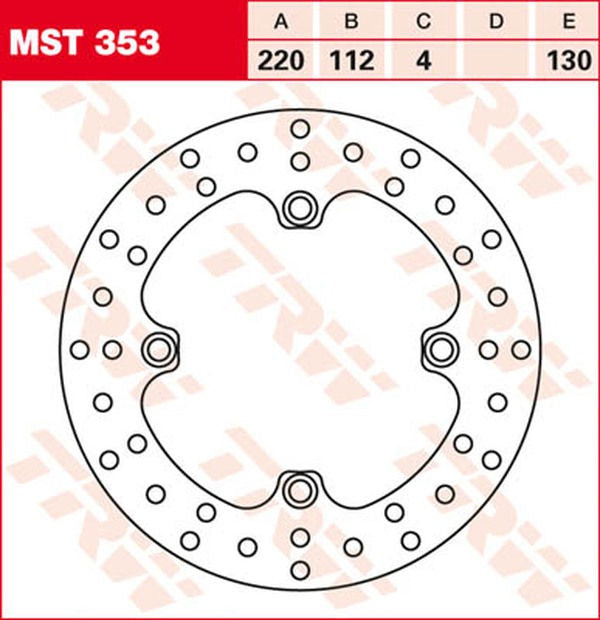TRW ROTOR TRW MST353 | MST353