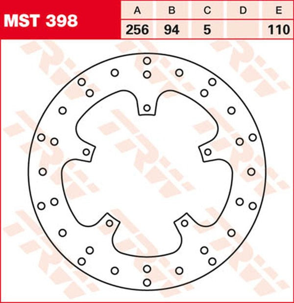 TRW BRAKE DISC TRW MST398 | MST398