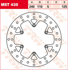 TRW BRAKE ROTOR FIX ROUND L/R | MST439