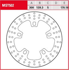 TRW ROTOR TRW | MST502