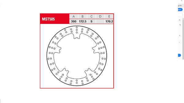 TRW ROTOR TRW | MST505