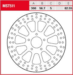 TRW ROTOR TRW | MST511