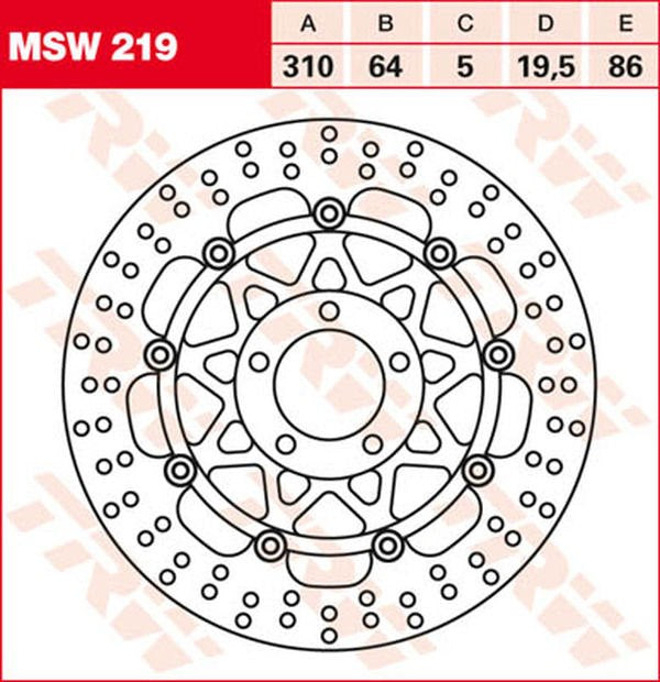 TRW ROTOR TRW MSW219 | MSW219